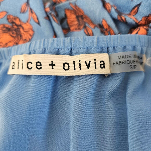 alice + olivia Cheyla Washed Crepe Mini‎ Dress Size Small - Picture 13 of 15